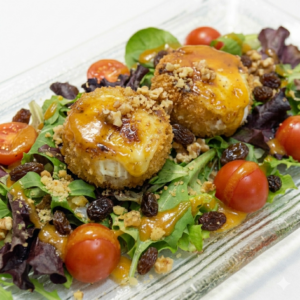 Ensalada de queso de cabra