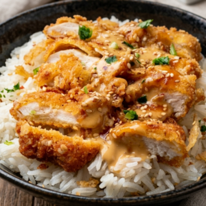 Pollo rebozado japonés