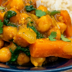 Garbanzos con cúrcuma